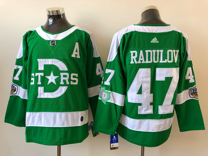 Men's Dallas Stars Alexander Radulov #47 Green Breakaway Jersey